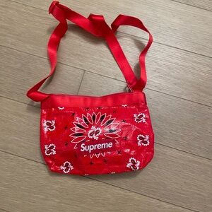 Supreme Red Crossbody Bag